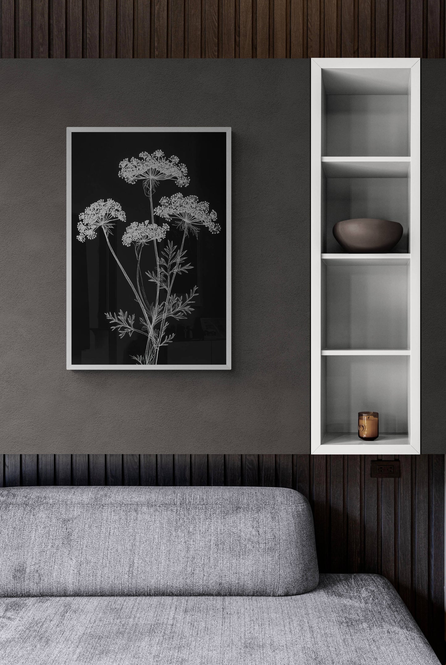 Botanical wall art - framed and unframed canvas options