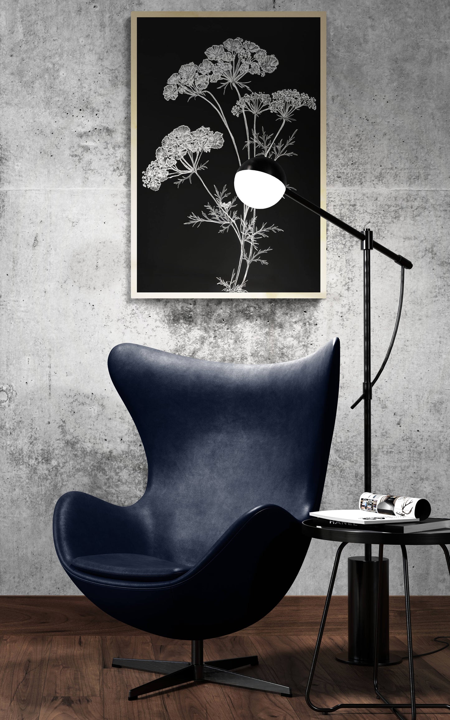 Botanical wall art - framed and unframed canvas options