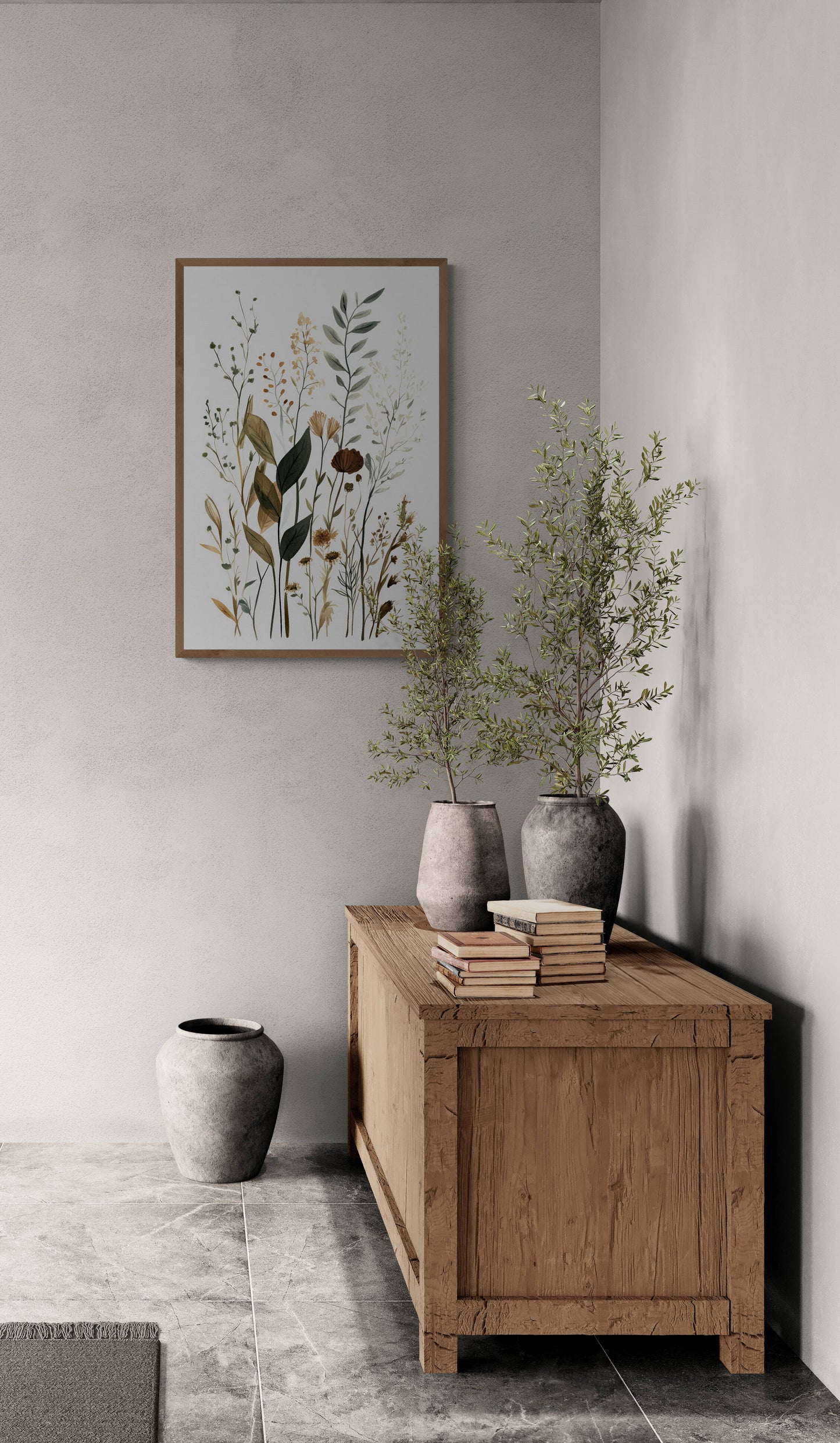 Botanical wall art - framed and unframed canvas