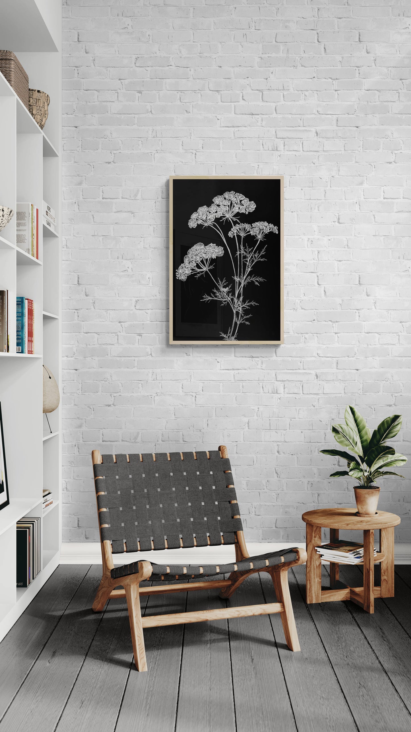 Botanical wall art - framed and unframed canvas options
