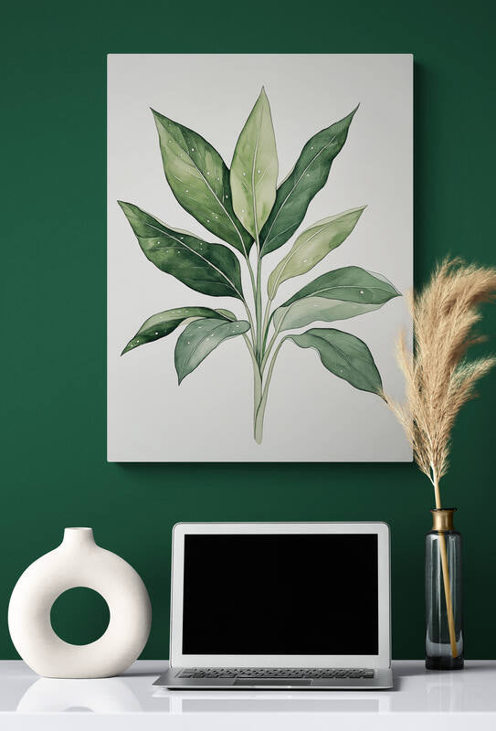 Botanical wall art - framed and unframed canvas options