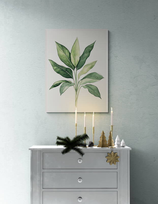 Botanical wall art - framed and unframed canvas options