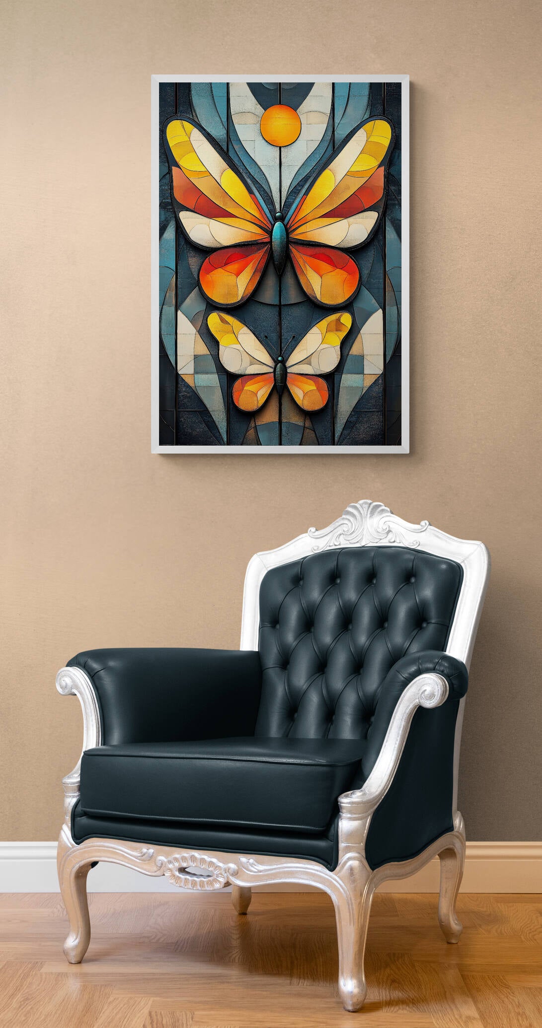 Abstract wall art - framed and unframed canvas