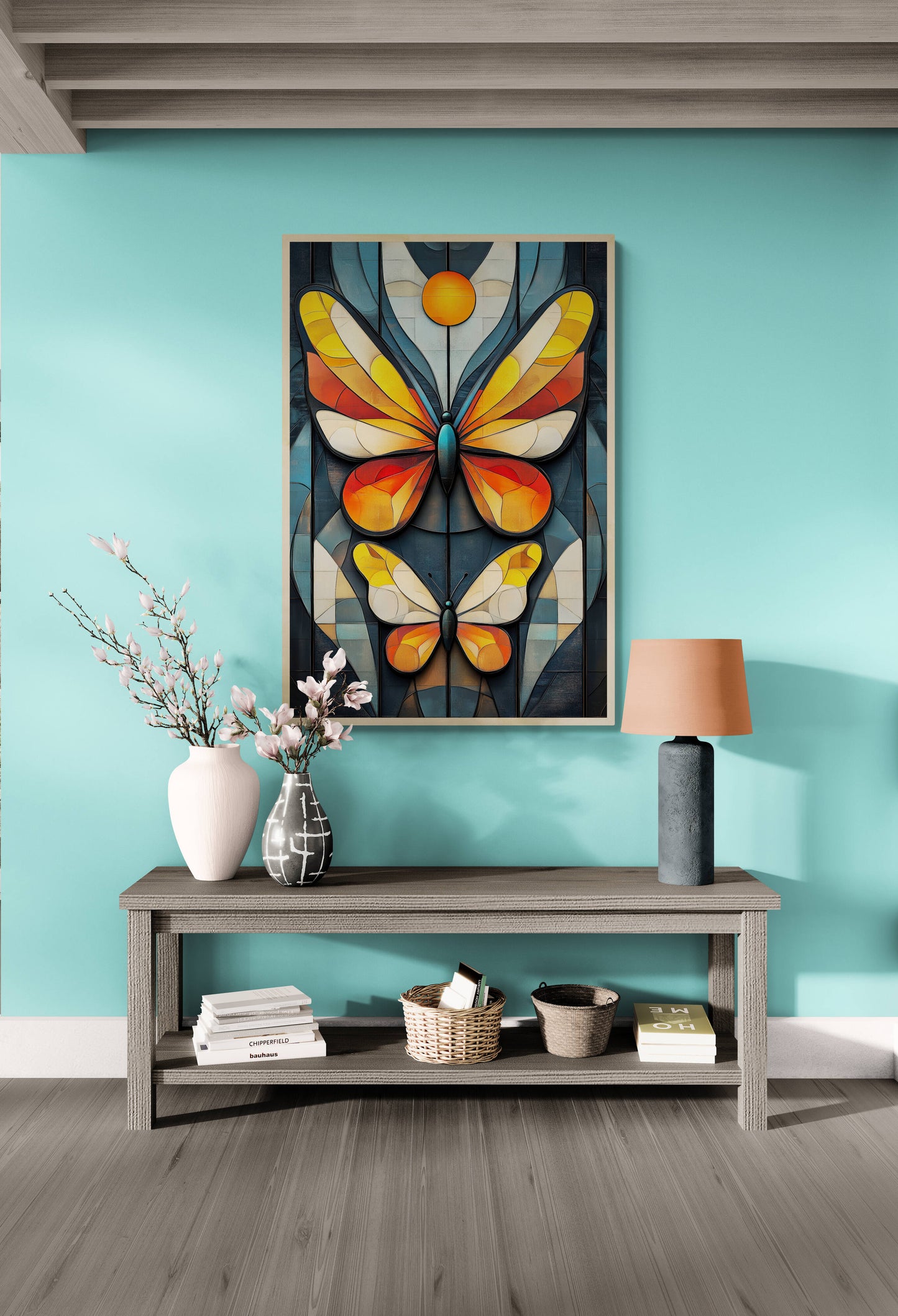 Abstract wall art - framed and unframed canvas