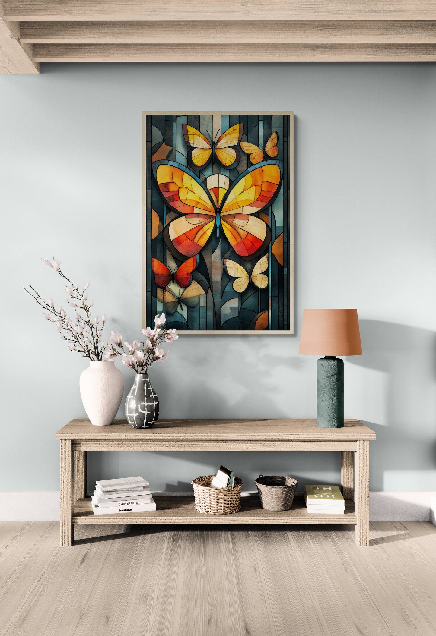 Abstract wall art - framed and unframed canvas