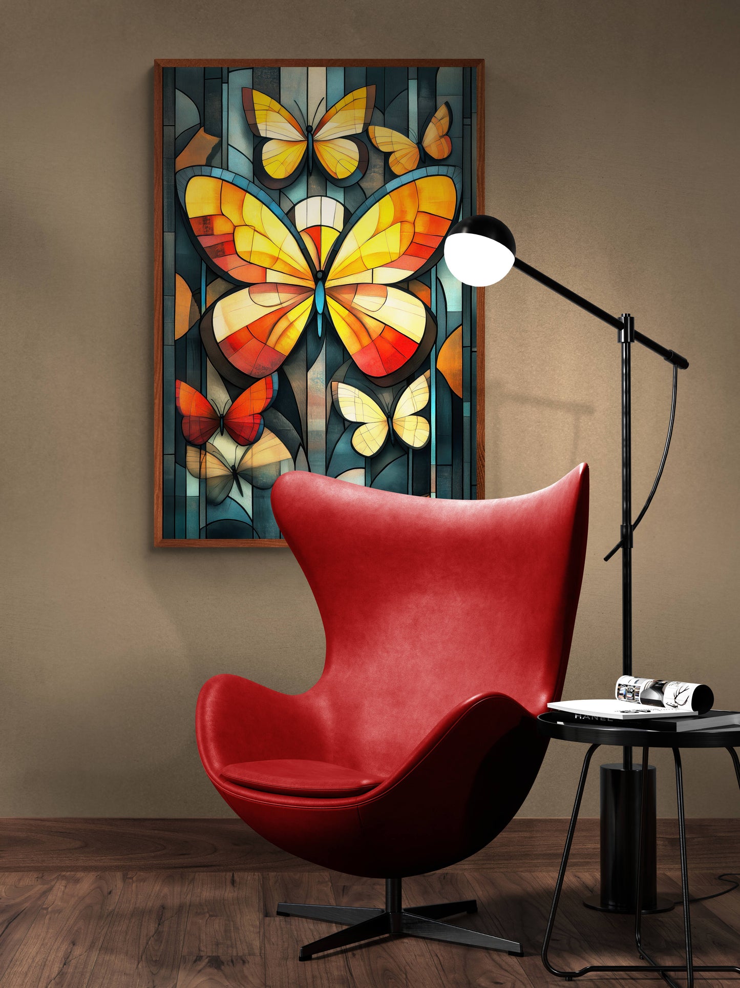 Abstract wall art - framed and unframed canvas