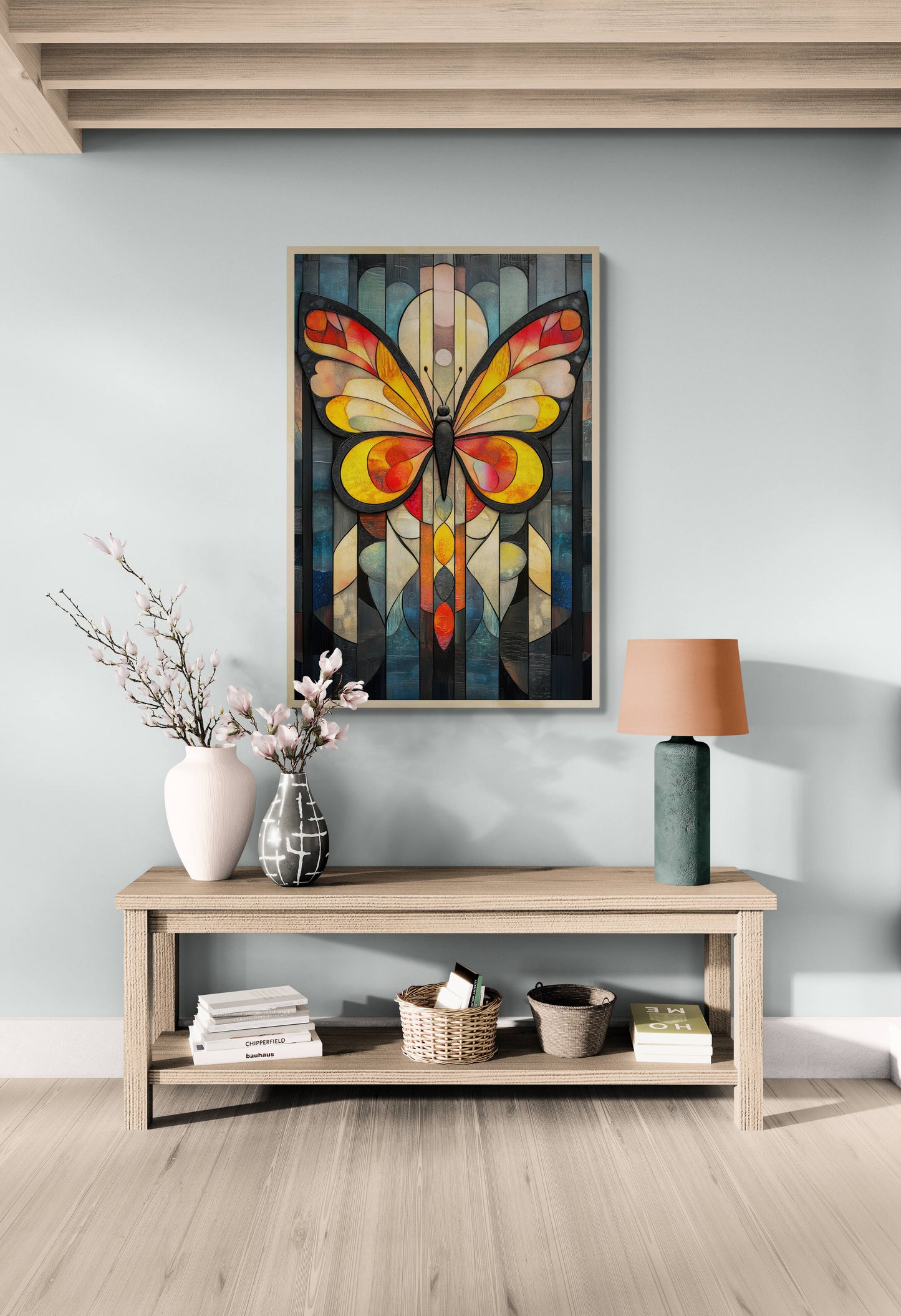 Abstract wall art - framed and unframed canvas