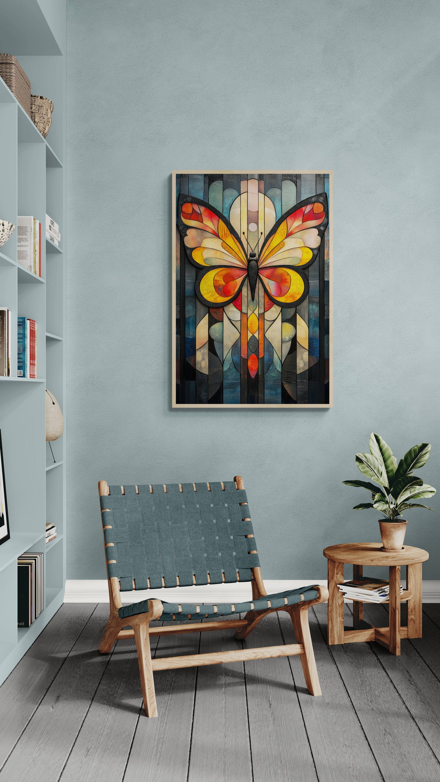 Abstract wall art - framed and unframed canvas