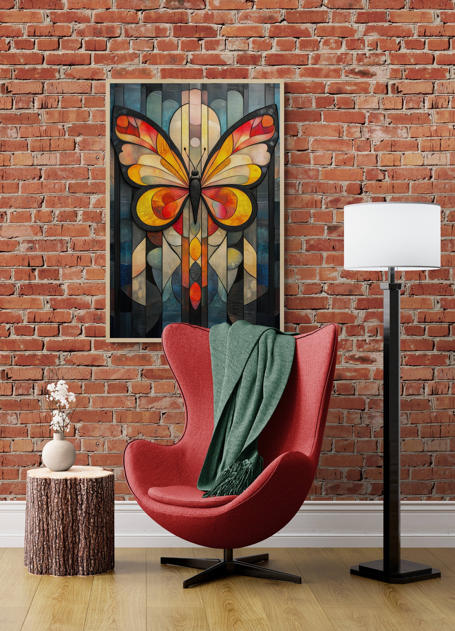 Abstract wall art - framed and unframed canvas