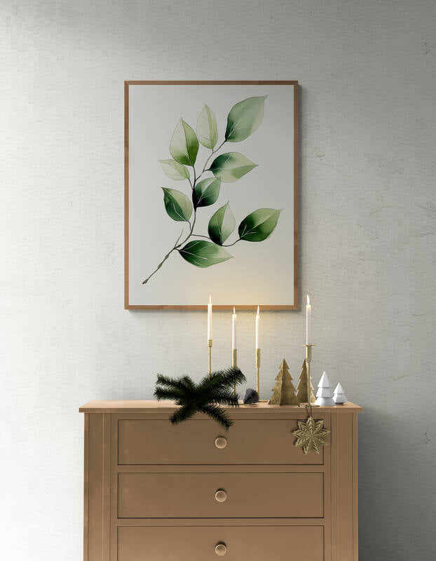 Botanical wall art - framed and unframed canvas options