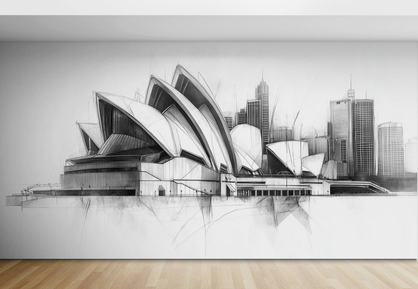 Cityscape Wallpaper - Peel and Stick Polyester