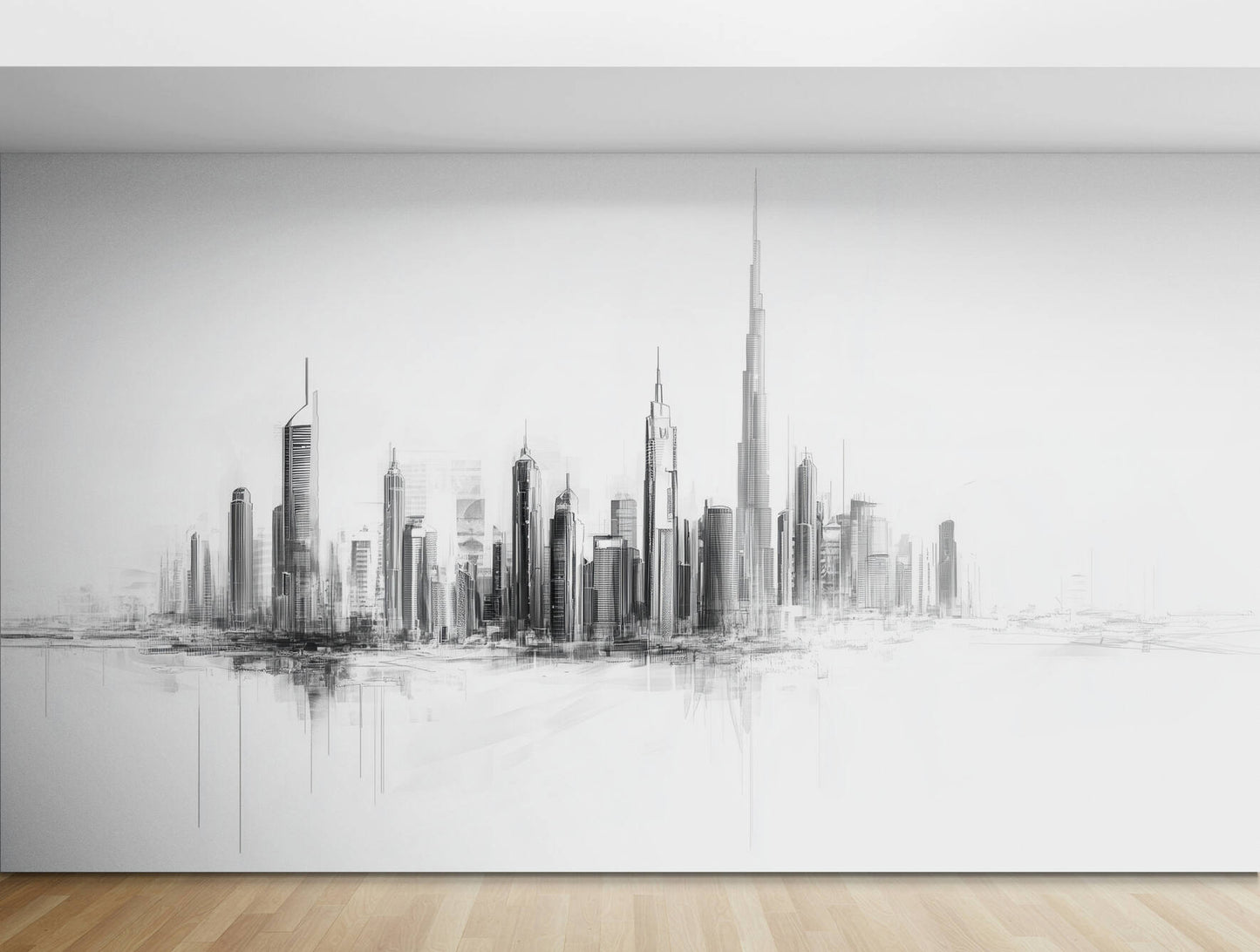 Cityscape Wallpaper - Peel and Stick Polyester