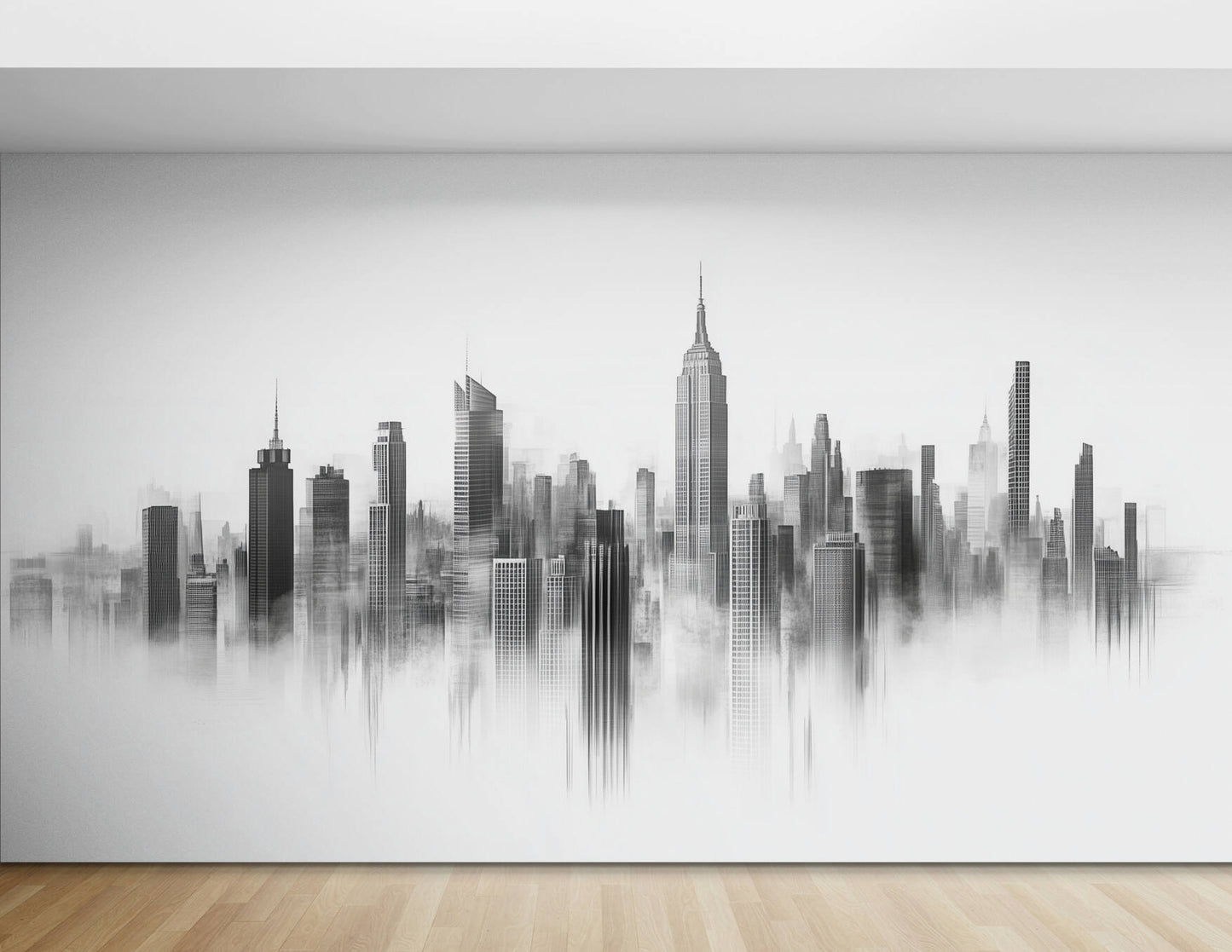 Cityscape Wallpaper - Peel and Stick Polyester