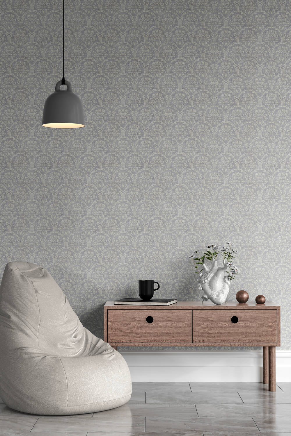 Damask Wallpaper - design - 1