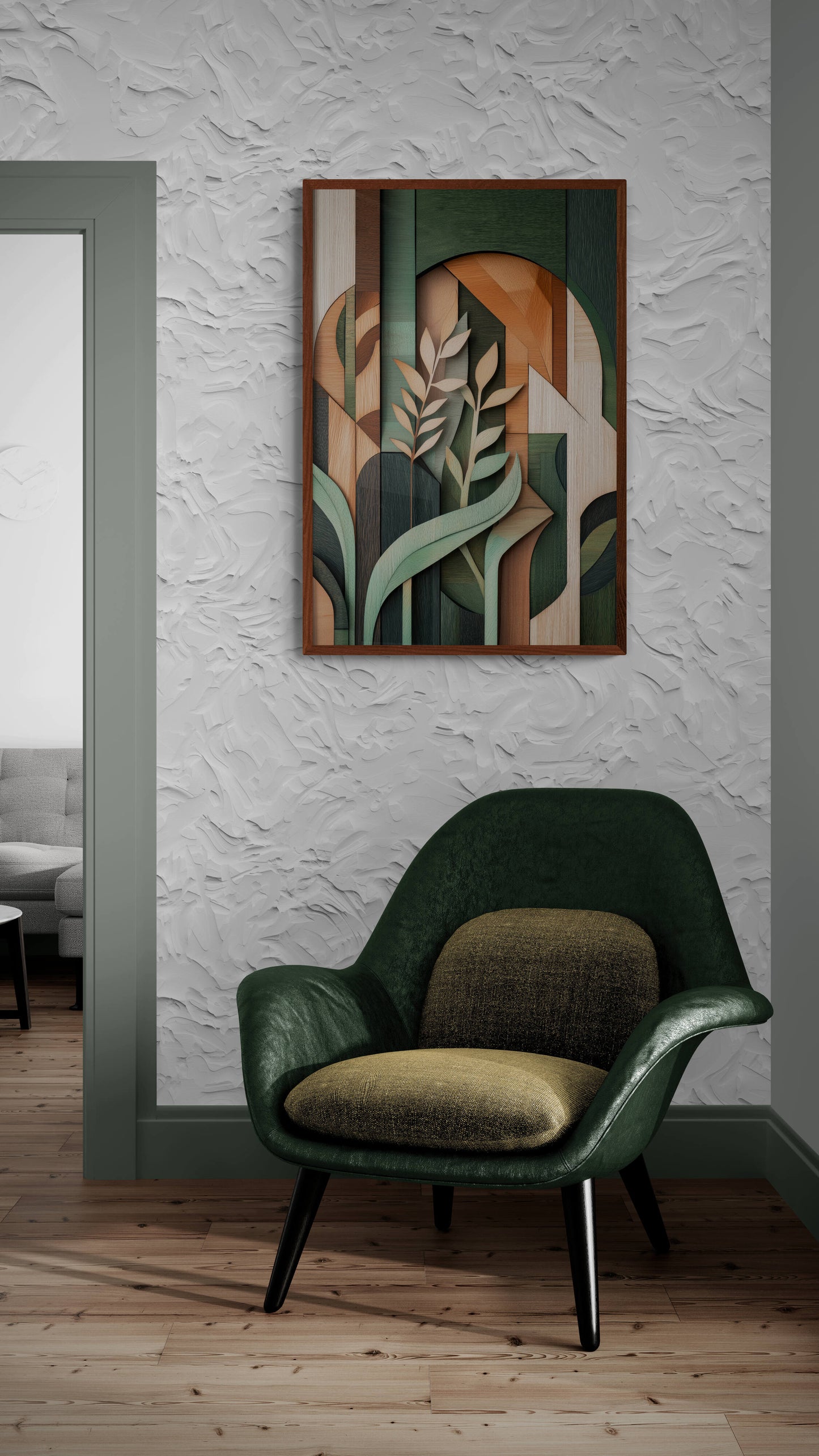 Floral canvas wall art - framed and unframed canvas