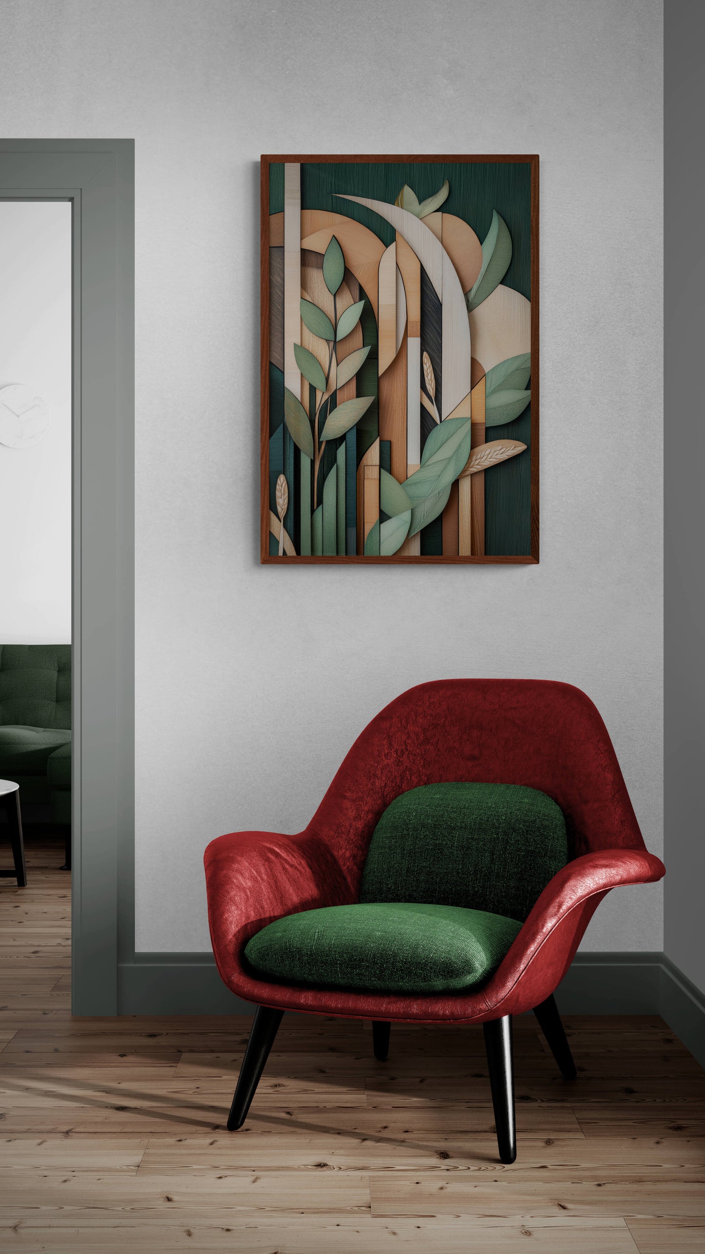 Floral canvas wall art - framed and unframed canvas