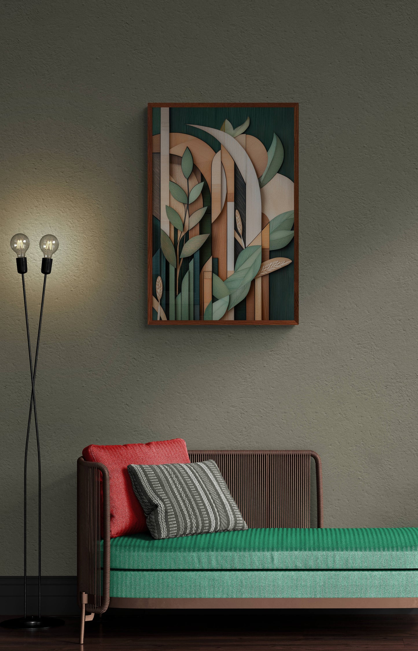 Floral canvas wall art - framed and unframed canvas