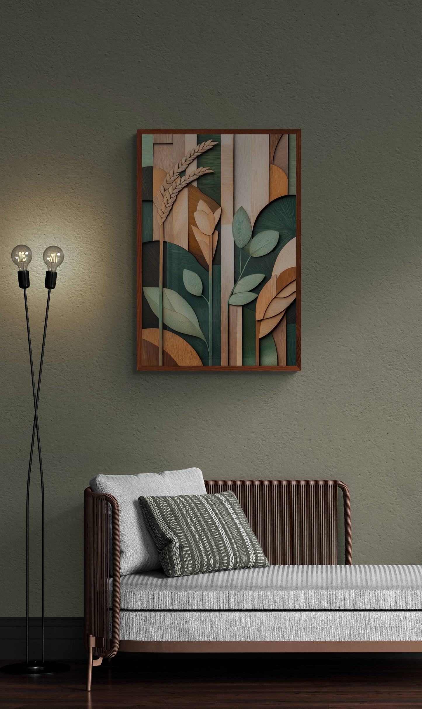 Floral canvas wall art - framed and unframed canvas