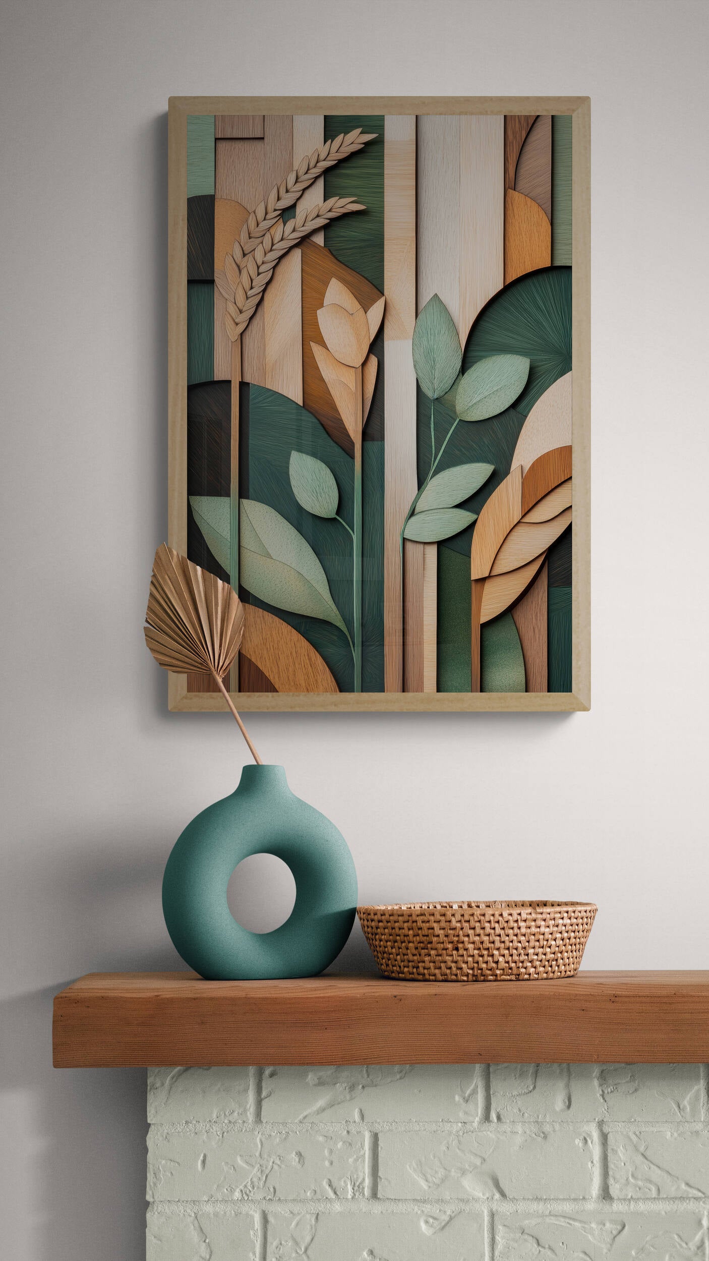 Floral canvas wall art - framed and unframed canvas