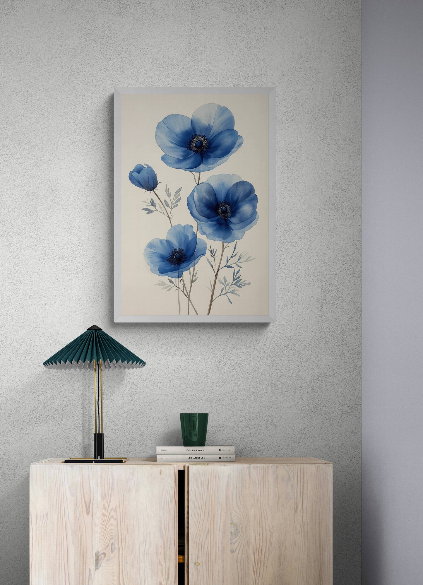 Floral canvas wall art - framed and unframed canvas