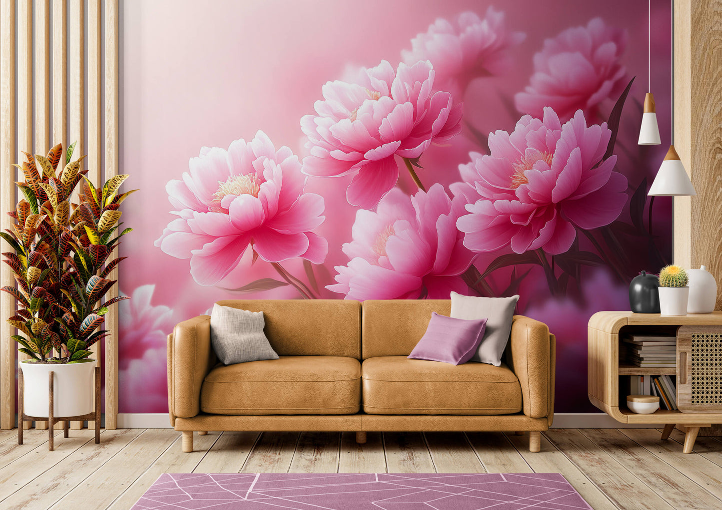Floral Wall Mural - Design 6