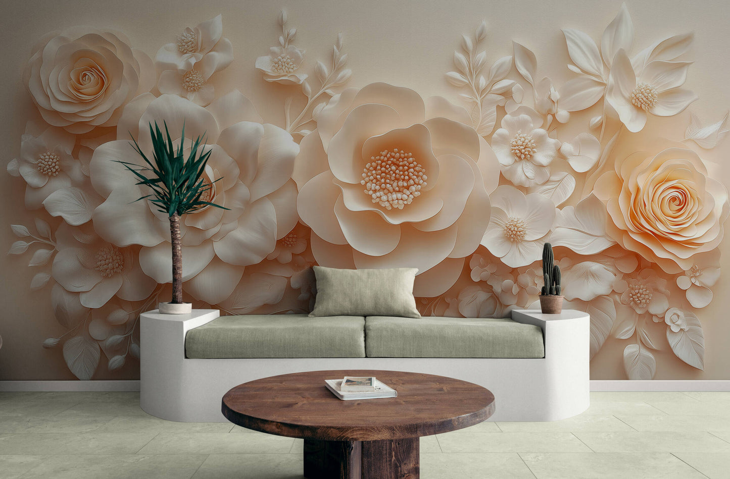Floral Wall Mural - Design 4
