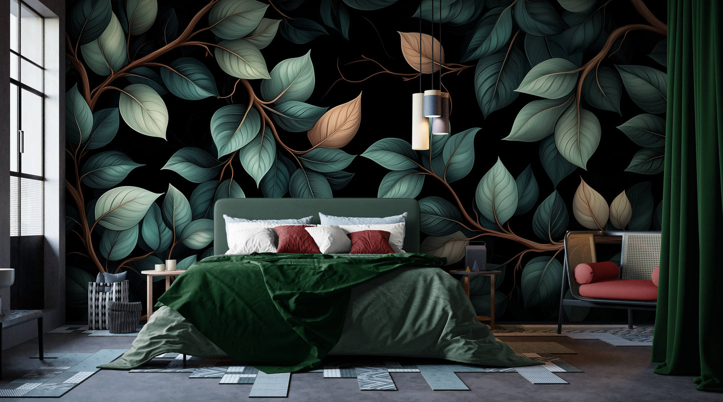 Floral Wall Mural - Design 3