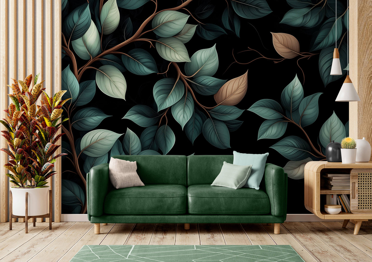 Floral Wall Mural - Design 3