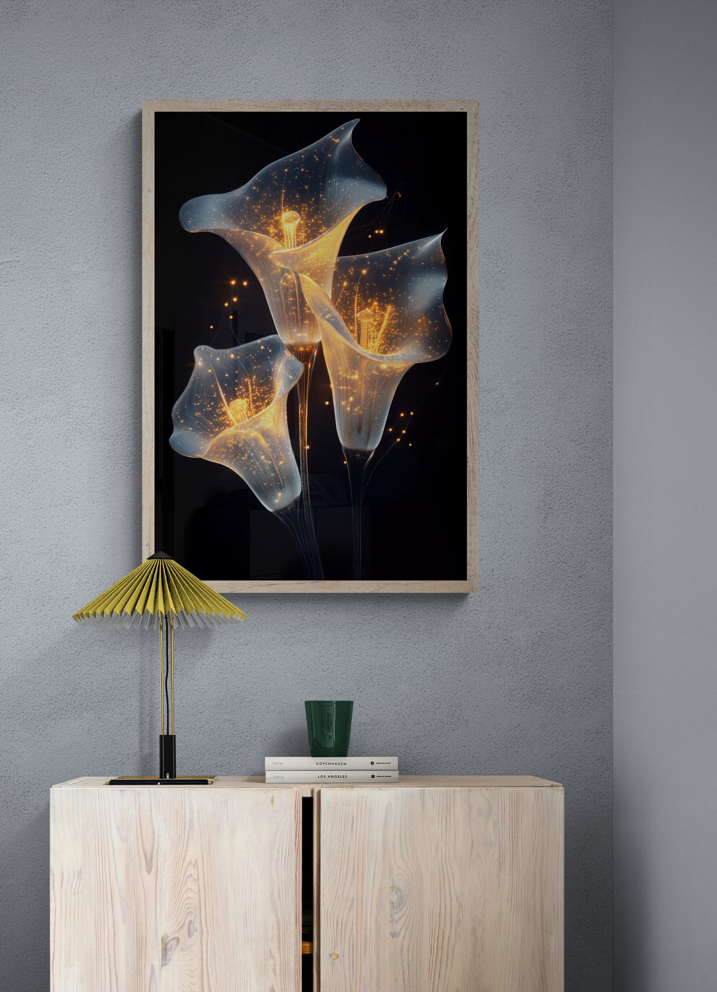 Floral canvas wall art - framed and unframed canvas