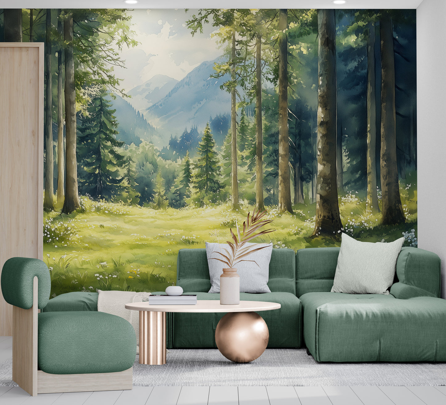 Forest Wallpaper - Peel and Stick Polyester