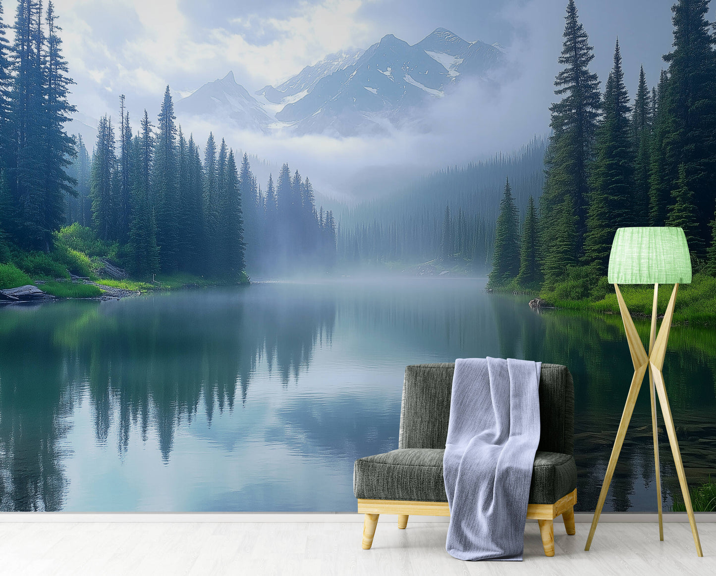 Forest Wallpaper - Peel and Stick Polyester