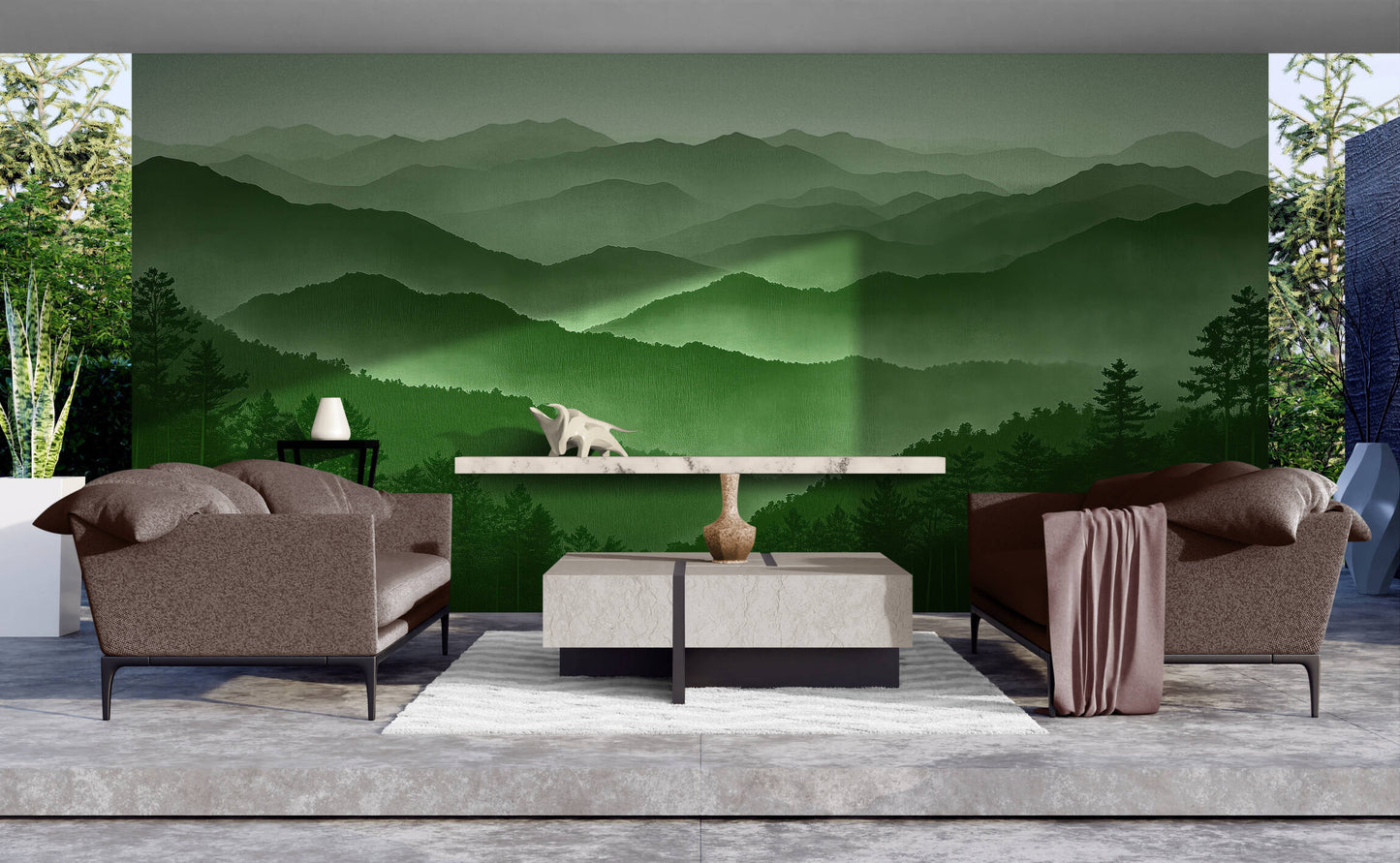 Forest Wallpaper - Peel and Stick Polyester