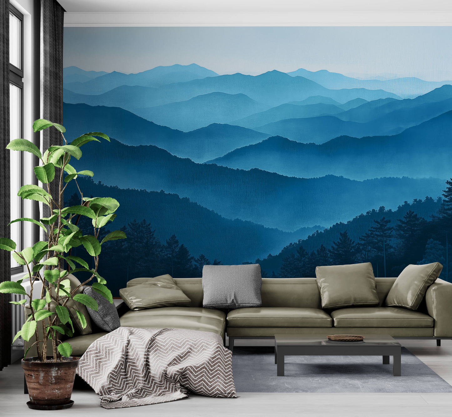 Forest Wallpaper - Peel and Stick Polyester