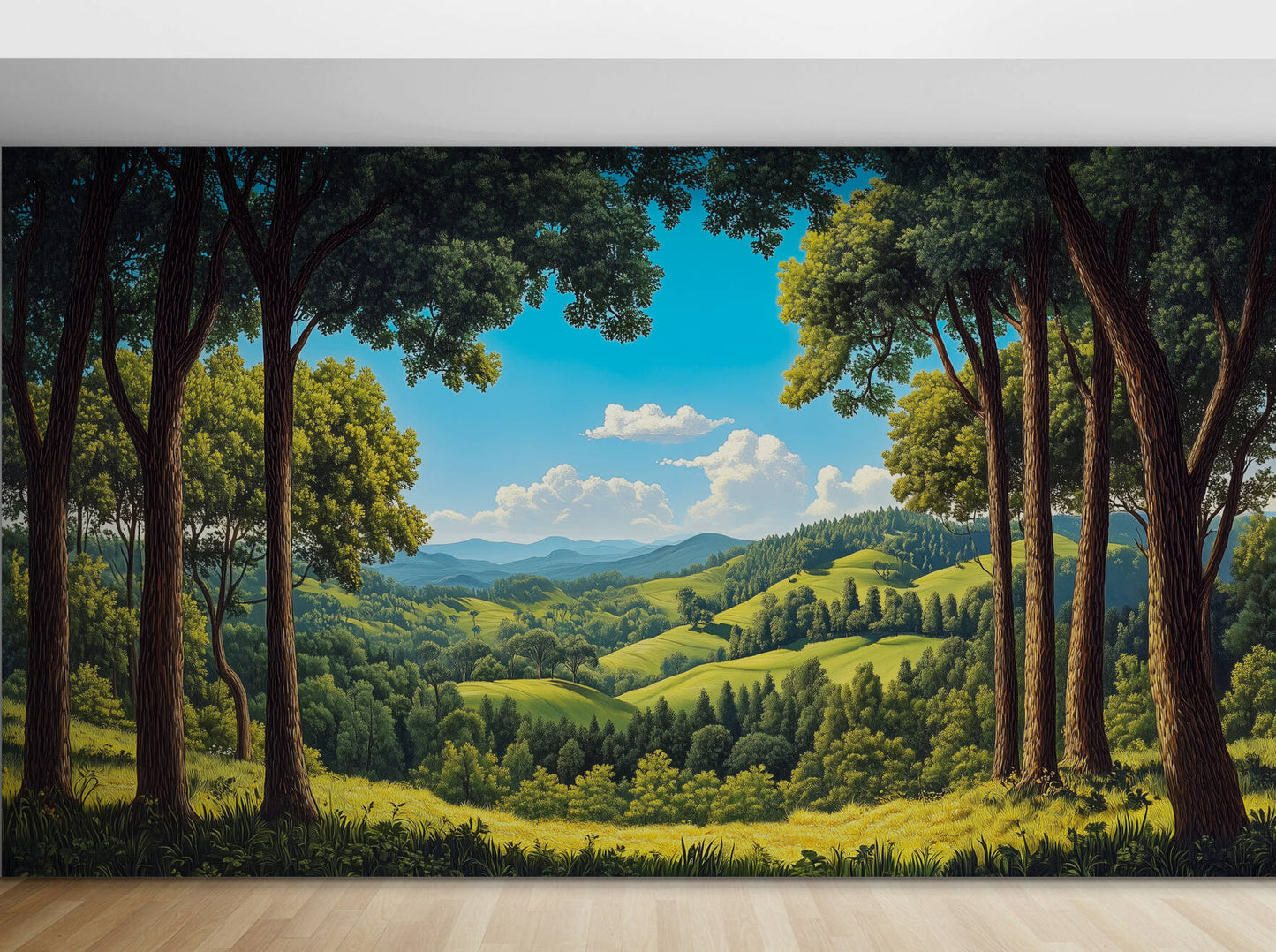Forest Wallpaper - Peel and Stick Polyester