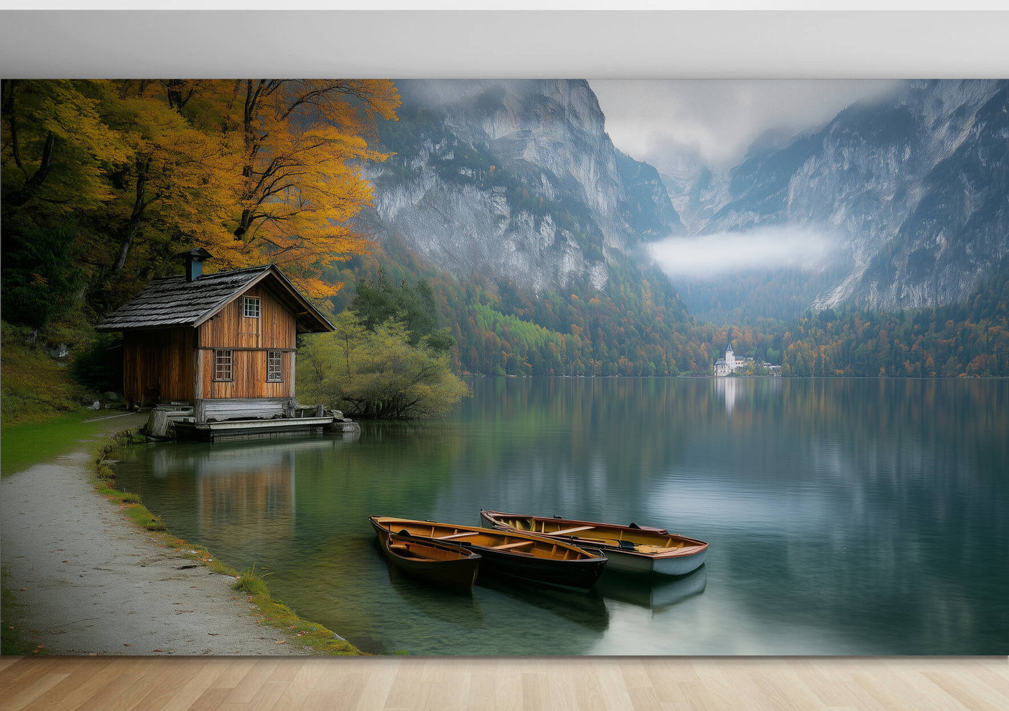 Mountain Wall Mural - Peel and Stick Polyester