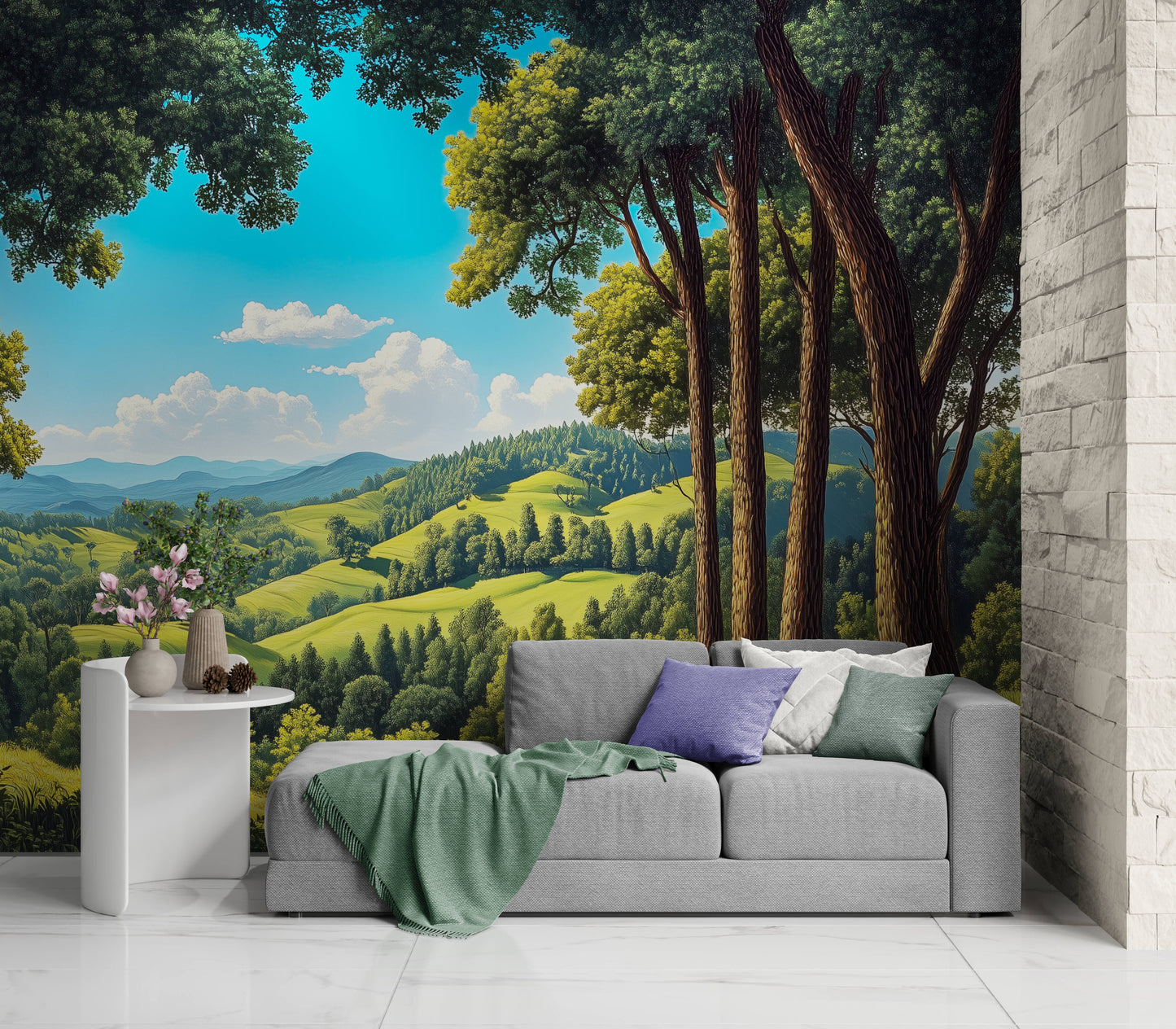 Forest Wallpaper - Peel and Stick Polyester