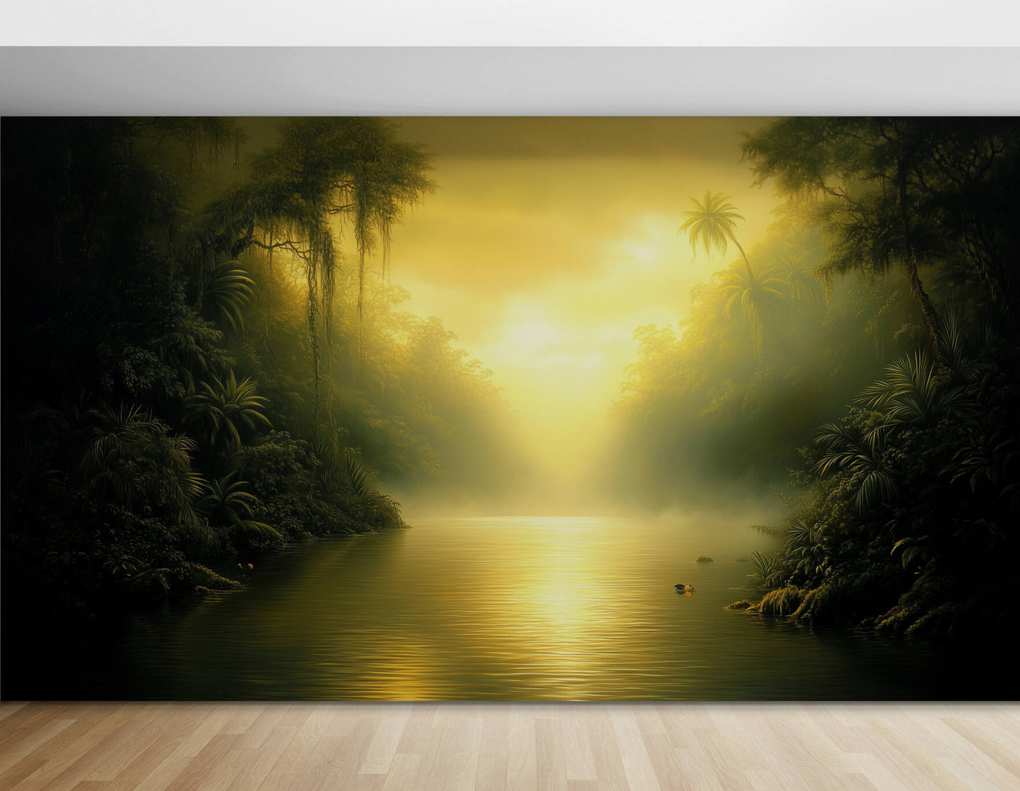 Jungle Wallpaper - Rain Forest Wallpaper - Peel and Stick Polyester
