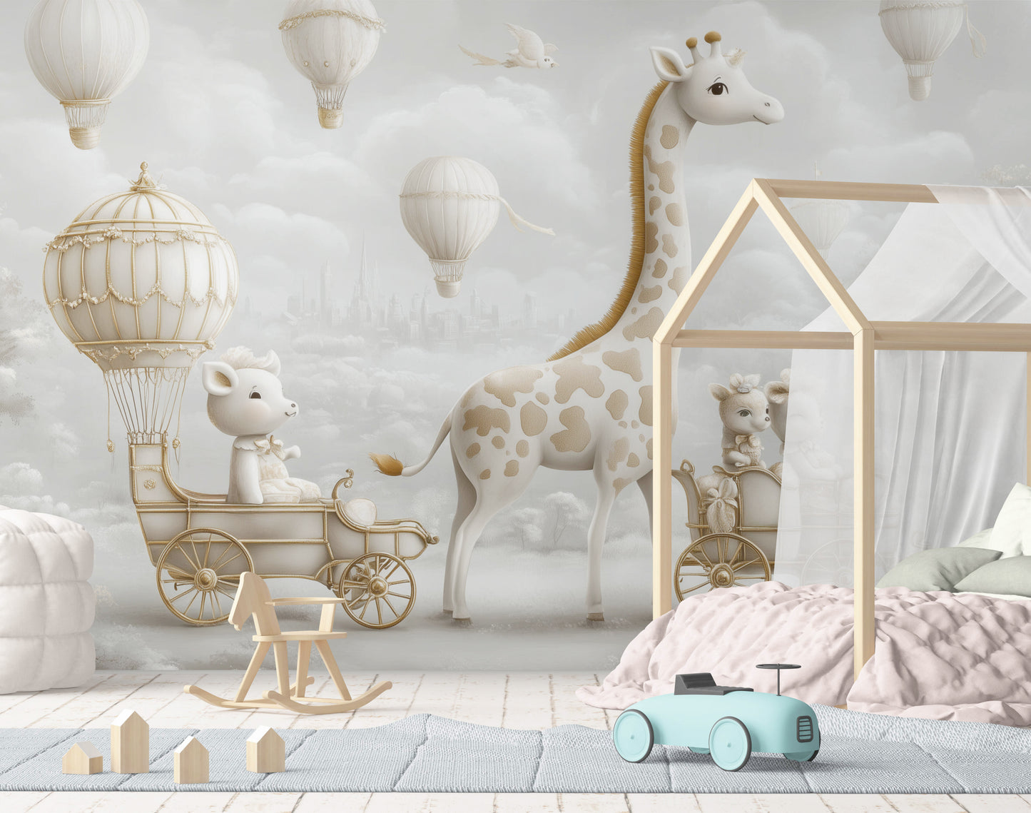 Kids Wallpaper - Cute Creatures (design-3)