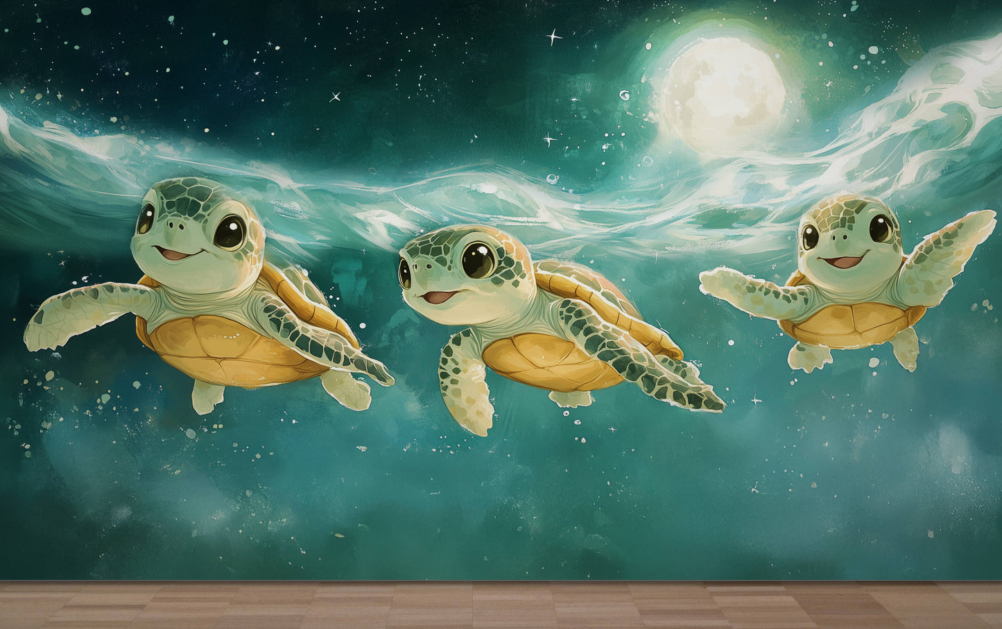 Kids Wallpaper - Ocean and underwater wallpaper (design-7)