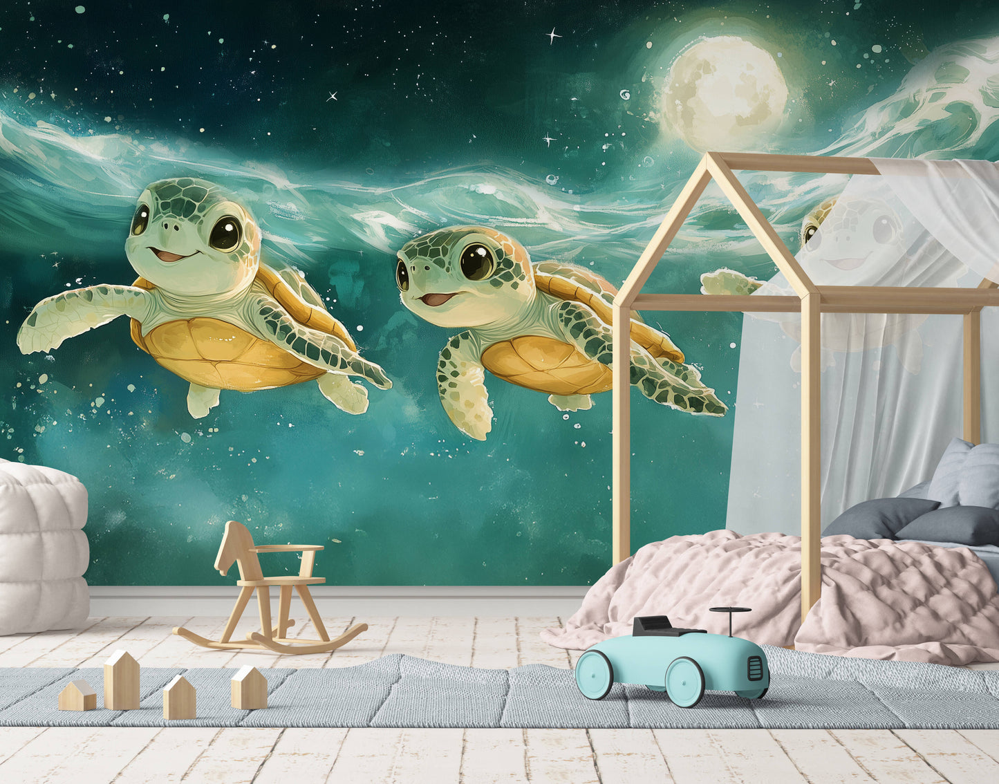 Kids Wallpaper - Ocean and underwater wallpaper (design-7)