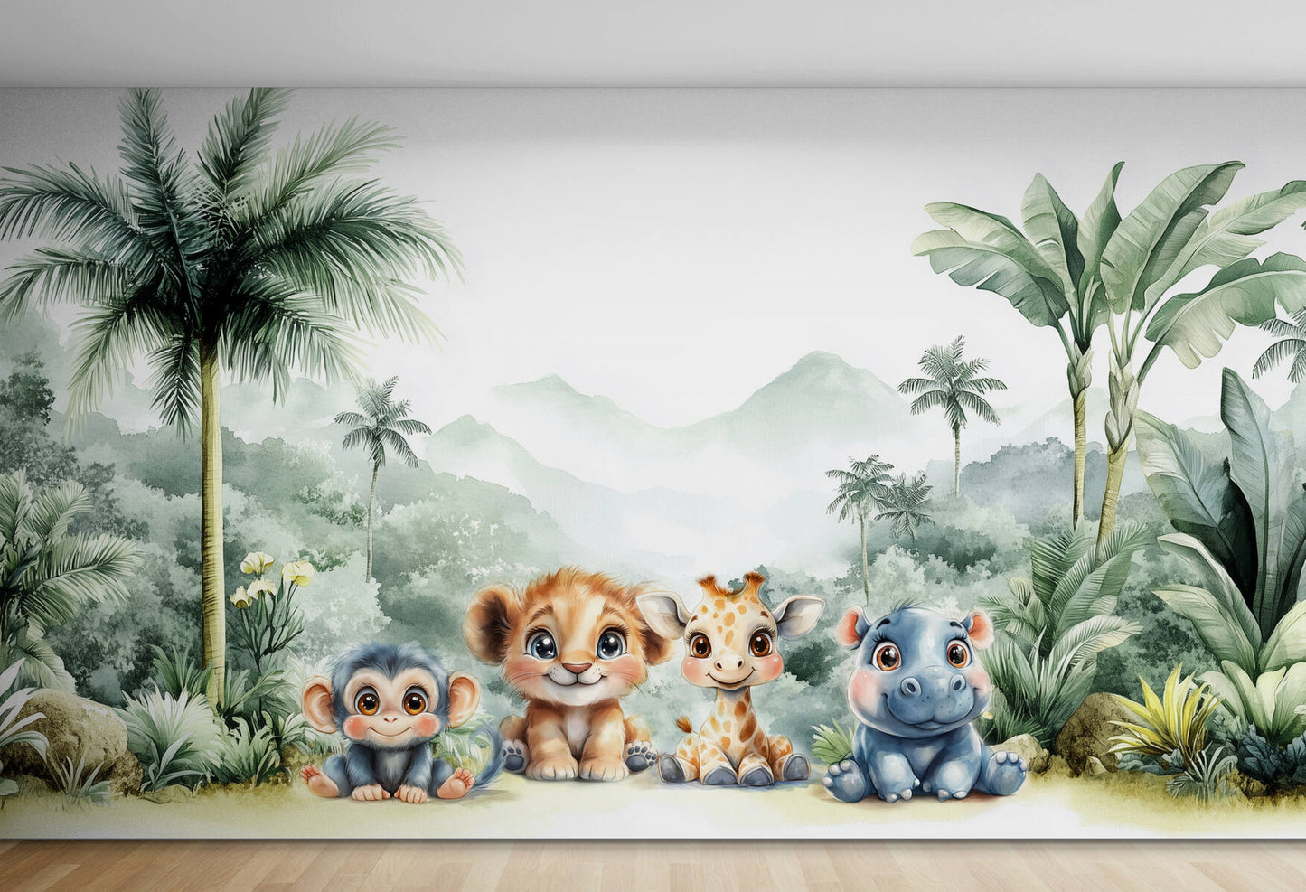 Kids Wallpaper - Jungle and safari animals wallpaper