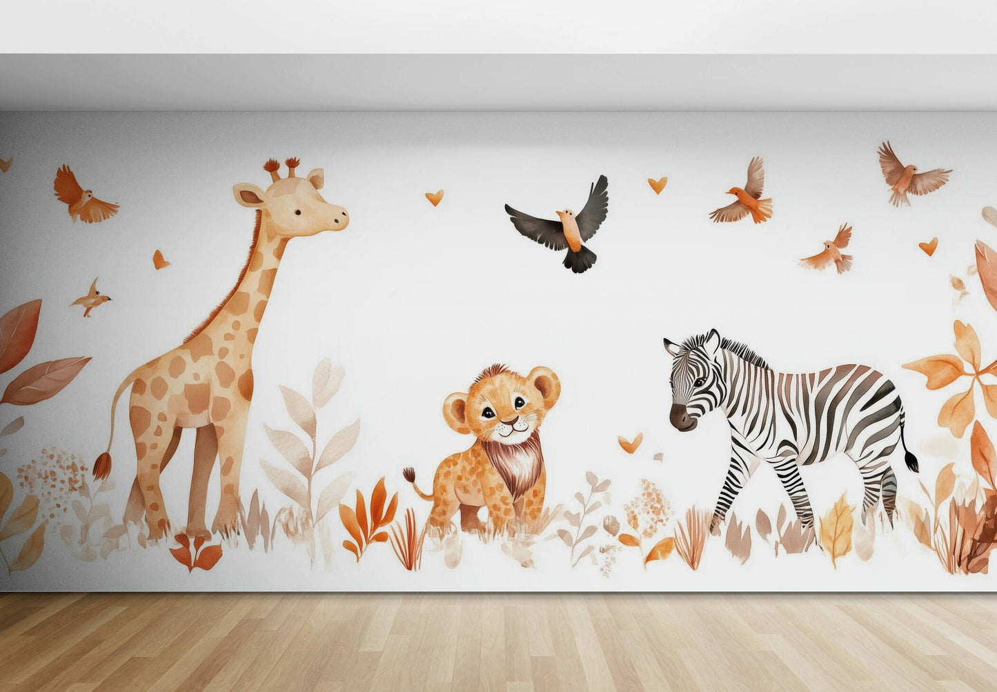 Kids Wallpaper - Jungle and safari animals wallpaper