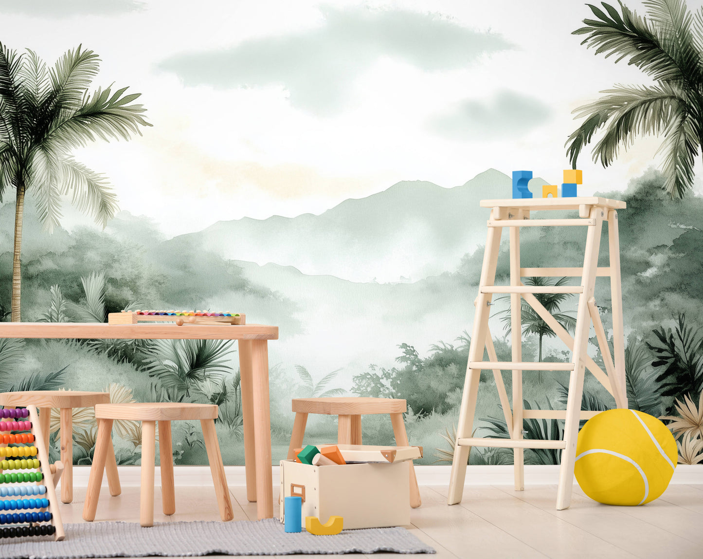 Kids Wallpaper - Jungle and safari animals wallpaper