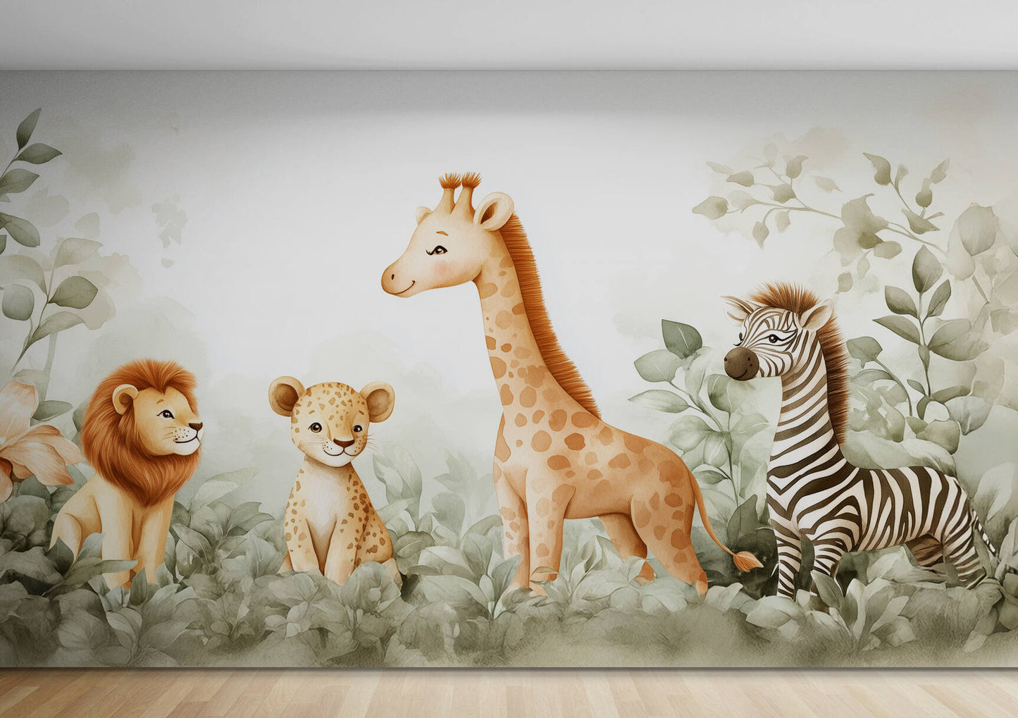 Kids Wallpaper - Jungle and safari animals wallpaper