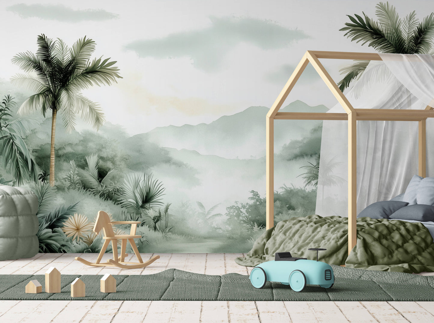 Kids Wallpaper - Jungle and safari animals wallpaper