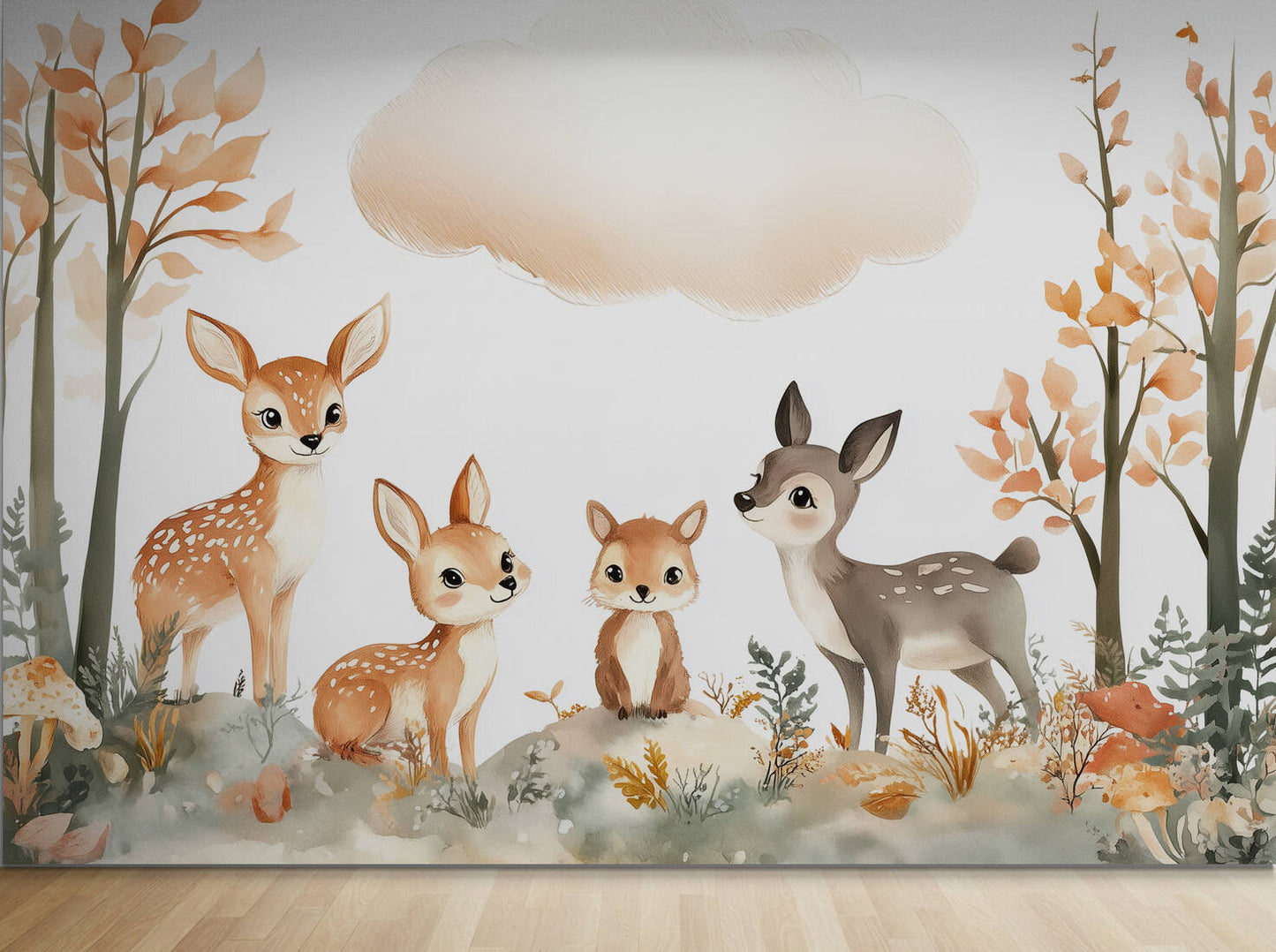 Kids Wallpaper - Woodland Animals