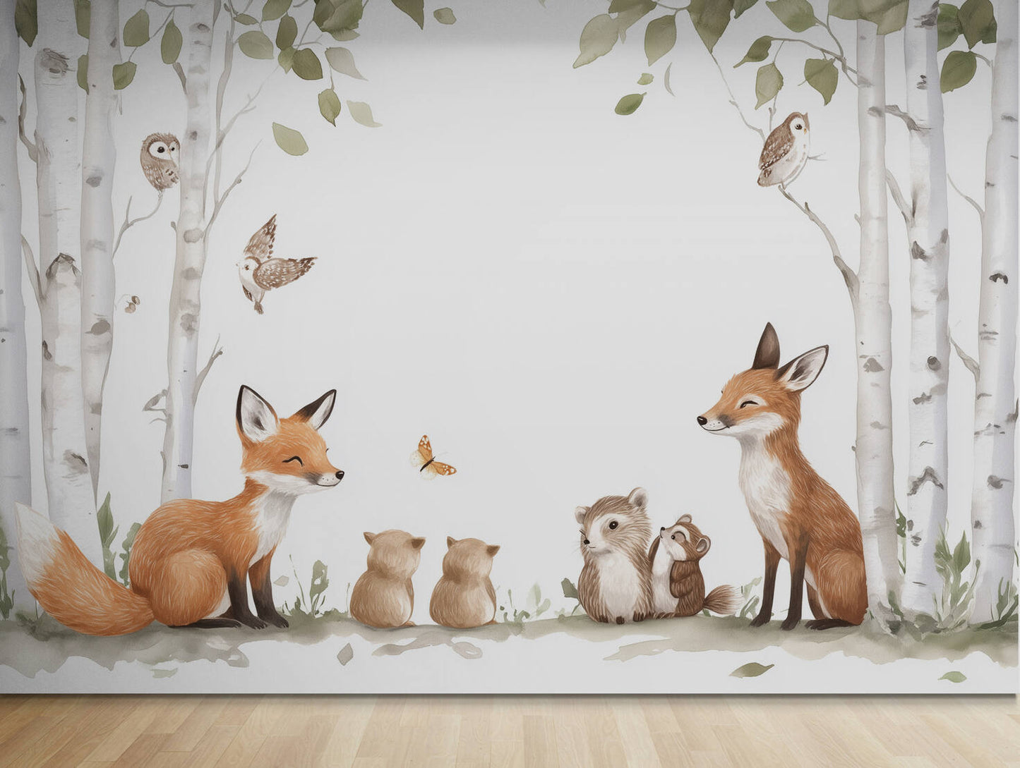 Kids Wallpaper - Woodland Animals
