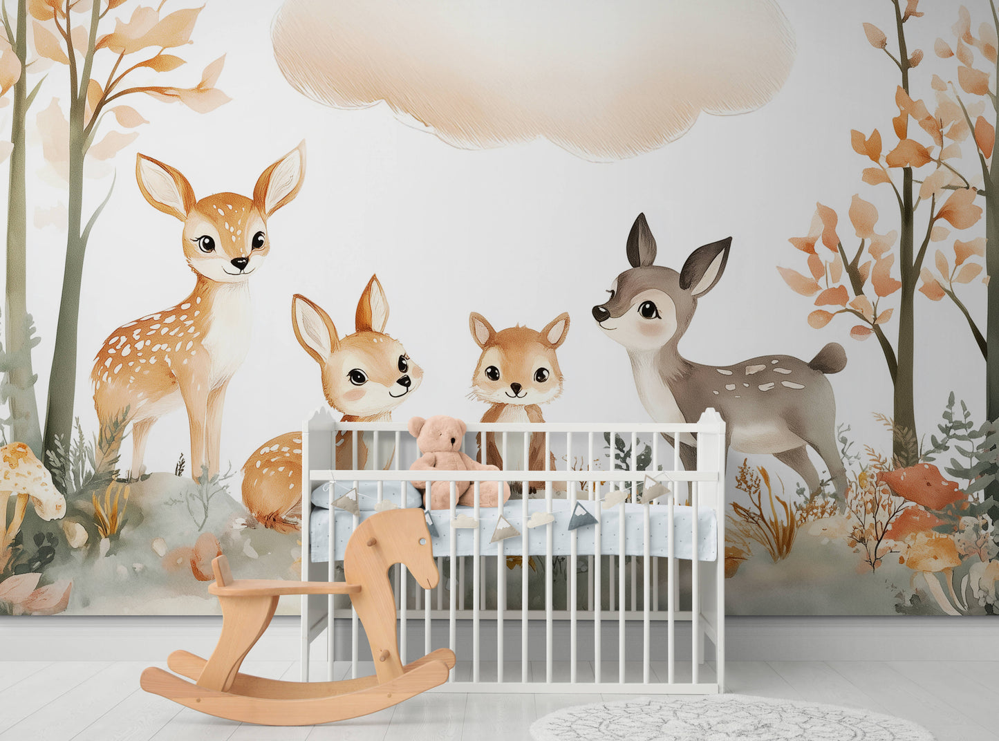 Kids Wallpaper - Woodland Animals