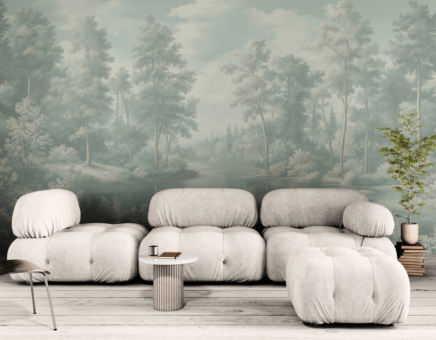 Scandinavian Wallpaper - Peel and Stick Polyester