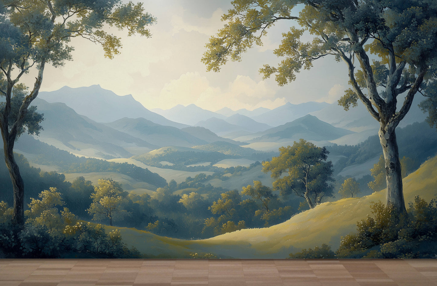 Landscape Wallpaper - Peel and Stick Polyester